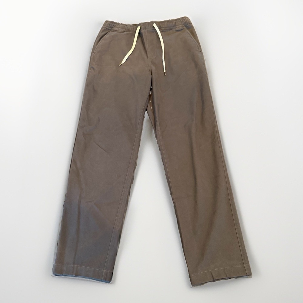 Vuori Men's Performance Jogger Pants Gray Size L Stretch Organic Cotton Blend